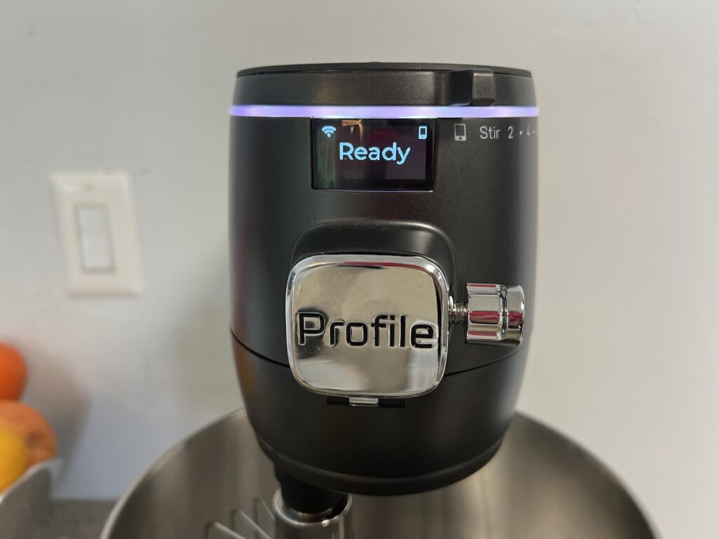 GE Profile Smart Stand Mixer powered port.