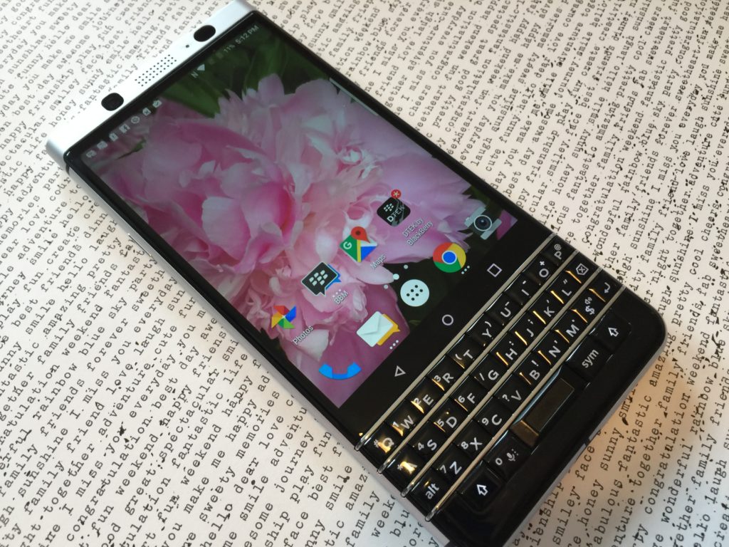 blackberry keyone new android smartphone with keyboard