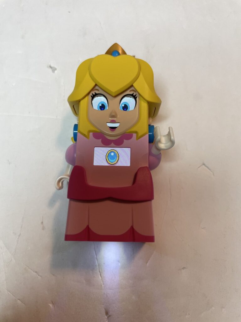 Lego adventures with peach fig.