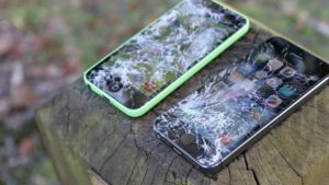 smashed phones
