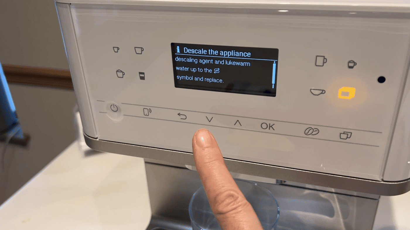 Miele cm6, 6360, review, descaling